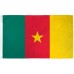 Cameroon 3' x 5' Polyester Flag, Pole and Mount