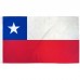 Chile 3' x 5' Polyester Flag, Pole and Mount