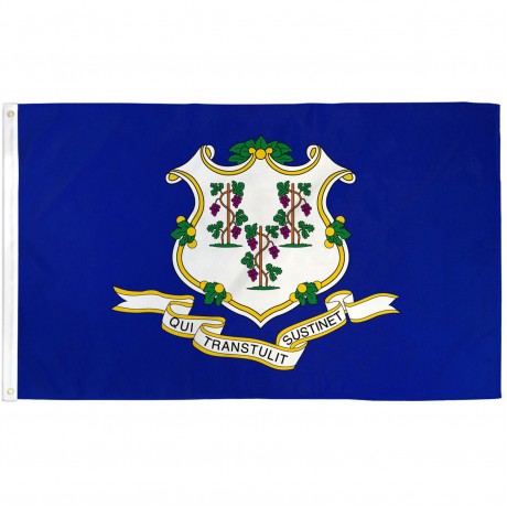 Connecticut State 3' x 5' Polyester Flag