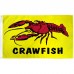 Crawfish 3' x 5' Polyester Flag, Pole and Mount
