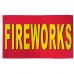 Fireworks Red 3' x 5' Polyester Flag, Pole and Mount