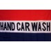 Hand Car Wash 3' x 5' Polyester Flag, Pole and Mount