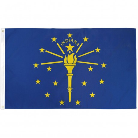 Indiana State 3' x 5' Polyester Flag