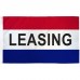 Leasing Patriotic 3' x 5' Polyester Flag, Pole and Mount