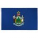 Maine State 3' x 5' Polyester Flag, Pole and Mount