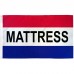 Mattress 3' x 5' Polyester Flag, Pole and Mount