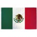 Mexico 3' x 5' Polyester Flag, Pole and Mount