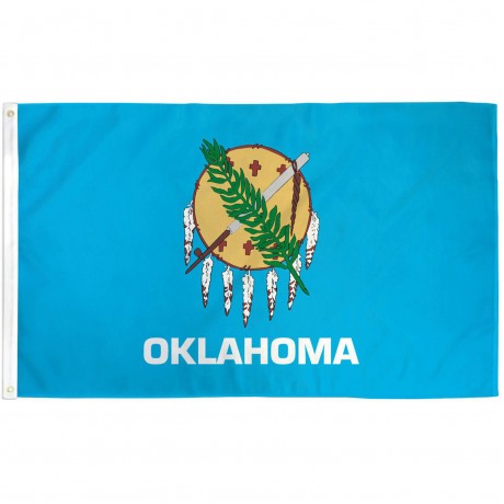 Oklahoma State 3' x 5' Polyester Flag