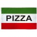 Pizza Green 3' x 5' Polyester Flag, Pole and Mount