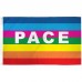 Rainbow Pace 3' x 5' Polyester Flag, Pole and Mount