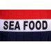Seafood Patriotic 3' x 5' Polyester Flag, Pole and Mount