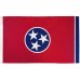Tennessee State 3' x 5' Polyester Flag, Pole and Mount
