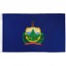 Vermont State 3' x 5' Polyester Flag, Pole and Mount