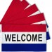 Welcome Patriotic 3' x 5' Polyester Flag - 5 Pack