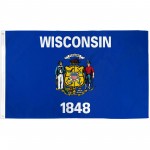 Wisconsin State 3' x 5' Polyester Flag