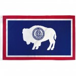 Wyoming State 3' x 5' Polyester Flag