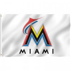 Miami Florida Marlins 3' x 5' Polyester Flag