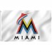 Miami Florida Marlins 3' x 5' Polyester Flag, Pole and Mount