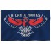 Atlanta Hawks 3' x 5' Polyester Flag, Pole and Mount