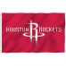 Houston Rockets 3' x 5' Polyester Flag, Pole and Mount