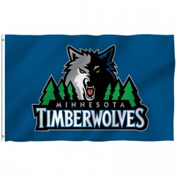 Minnesota Timberwolves 3' x 5' Polyester Flag