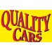 Quality Cars Yellow Red 3' x 5' Polyester Flag, Pole and Mount