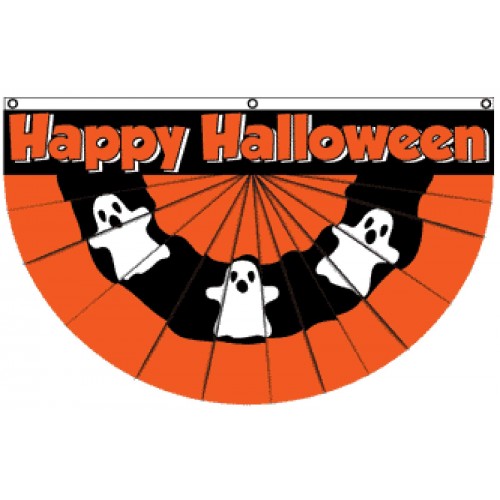Flag 3x5 Polyester Halloween GHOST BOO 