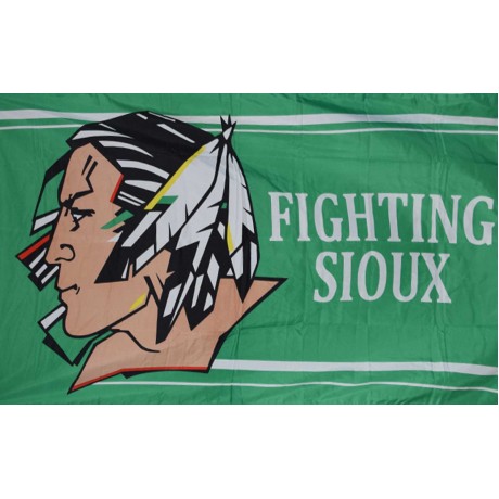 Fighting Sioux 3' x 5' Polyester Flag
