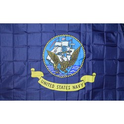 Navy 3' x 5' Polyester Flag
