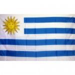 Uruguay 2' x 3' Polyester Flag