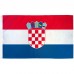 Croatia 3' x 5' Polyester Flag, Pole and Mount