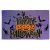 Happy Halloween Purple 3' x 5' Polyester Flag, Pole and Mount