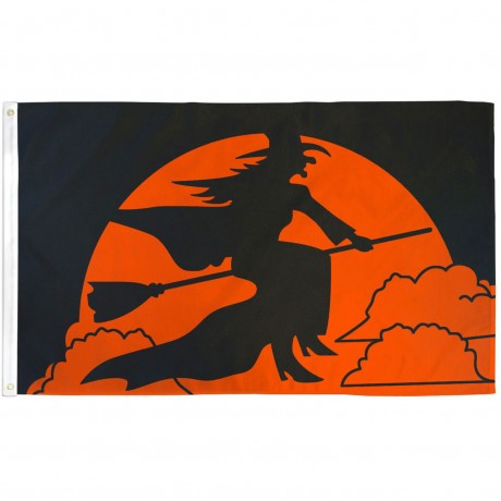 Witch Moon 3' x 5' Polyester Flag