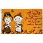Give Thanks 3' x 5' Polyester Flag