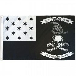War of 1812 Don't Tread On Me 3' x 5' Polyester Flag