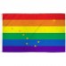 Alaska Rainbow Pride 3 'x 5' Polyester Flag, Pole and Mount
