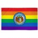 Missouri Rainbow Pride 3 'x 5' Polyester Flag, Pole and Mount