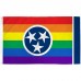 Tennessee Rainbow Pride 3 'x 5' Polyester Flag