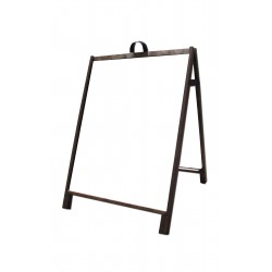 NEOPlex 25 x 60 Tall Boy Sidewalk Sandwich Board A-frame w/Black Acrylic Insert Panels 