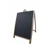 36" Hardwood A-Frame - Chalkboard Black Panels