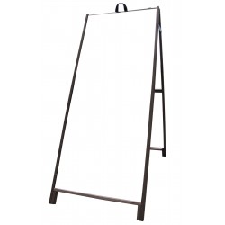 60" Hardwood A-frame - Acrylic White Panels