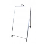 48" Aluminum A-frame - Acrylic White Panels
