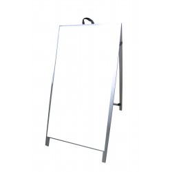 48" Aluminum A-frame - Corex White Panels