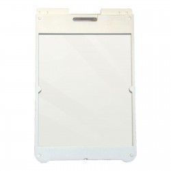 25" x 36" White Poly Plastic A-Frame - Acrylic White Panels