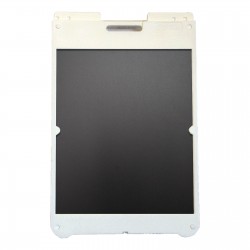 25" x 36" White Poly Plastic A-Frame - Chalkboard Black Panels