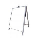 36" PVC A-Frame Sign - Acrylic White Panels
