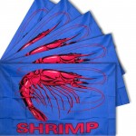1 NEW BLUE SHRIMP 3 X 5 FLAG novelty new 3x5 advertizing flags FL503 food FISH 