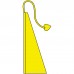 New 13' Windtail Attention Flags Sunny Yellow