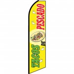 Tacos De Pescado Swooper Flag