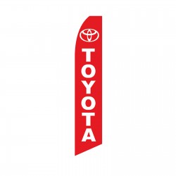 Toyota Red Swooper Flag